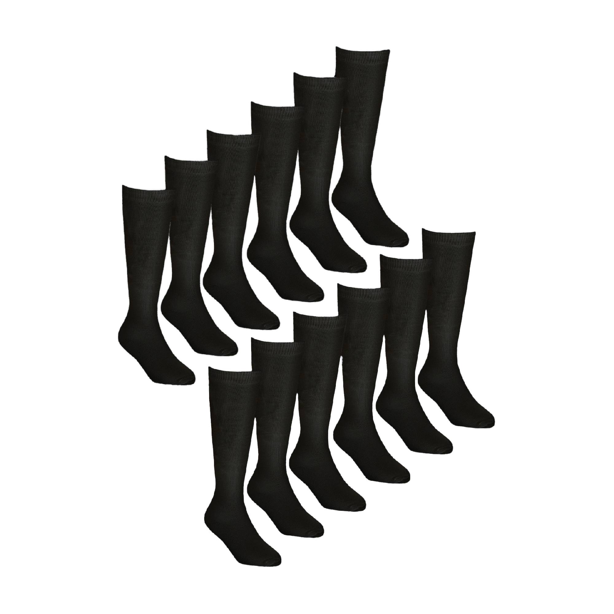 Knee High Bamboo School Socks for Girls | Long White School Socks
