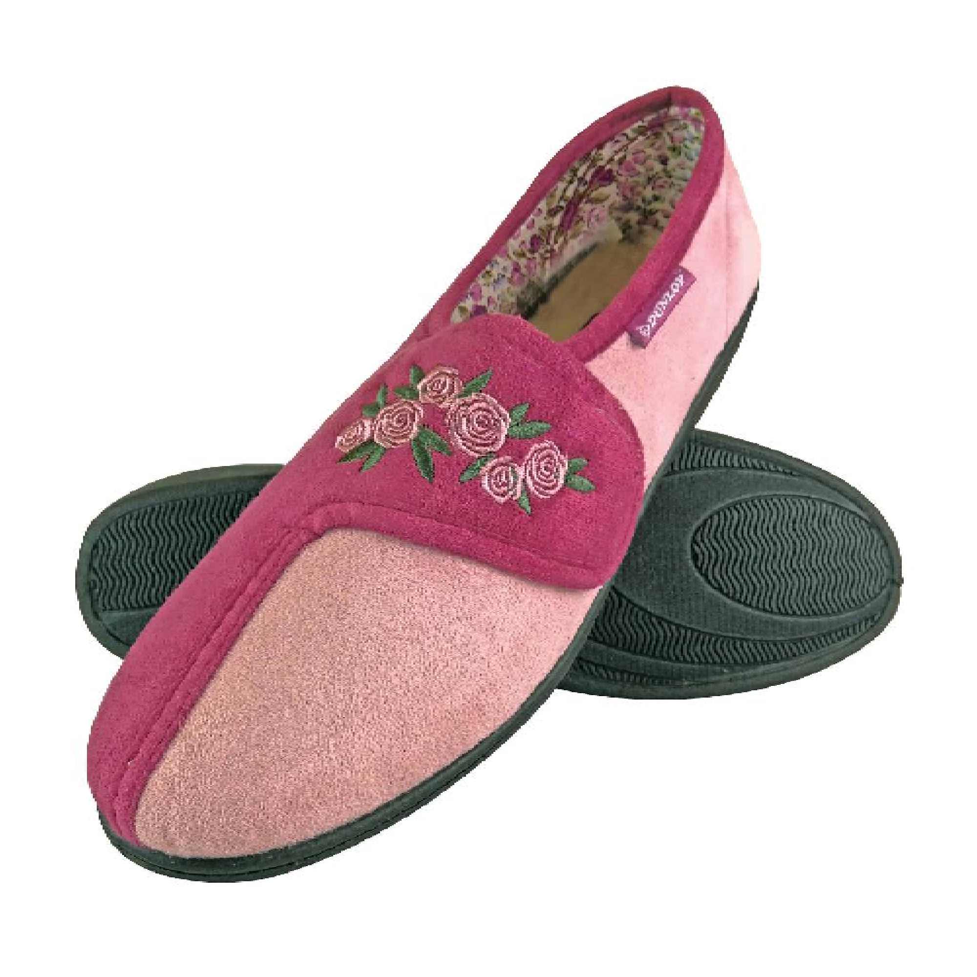 Dunlop Orthopedic Slippers for Ladies with Velcro Strap