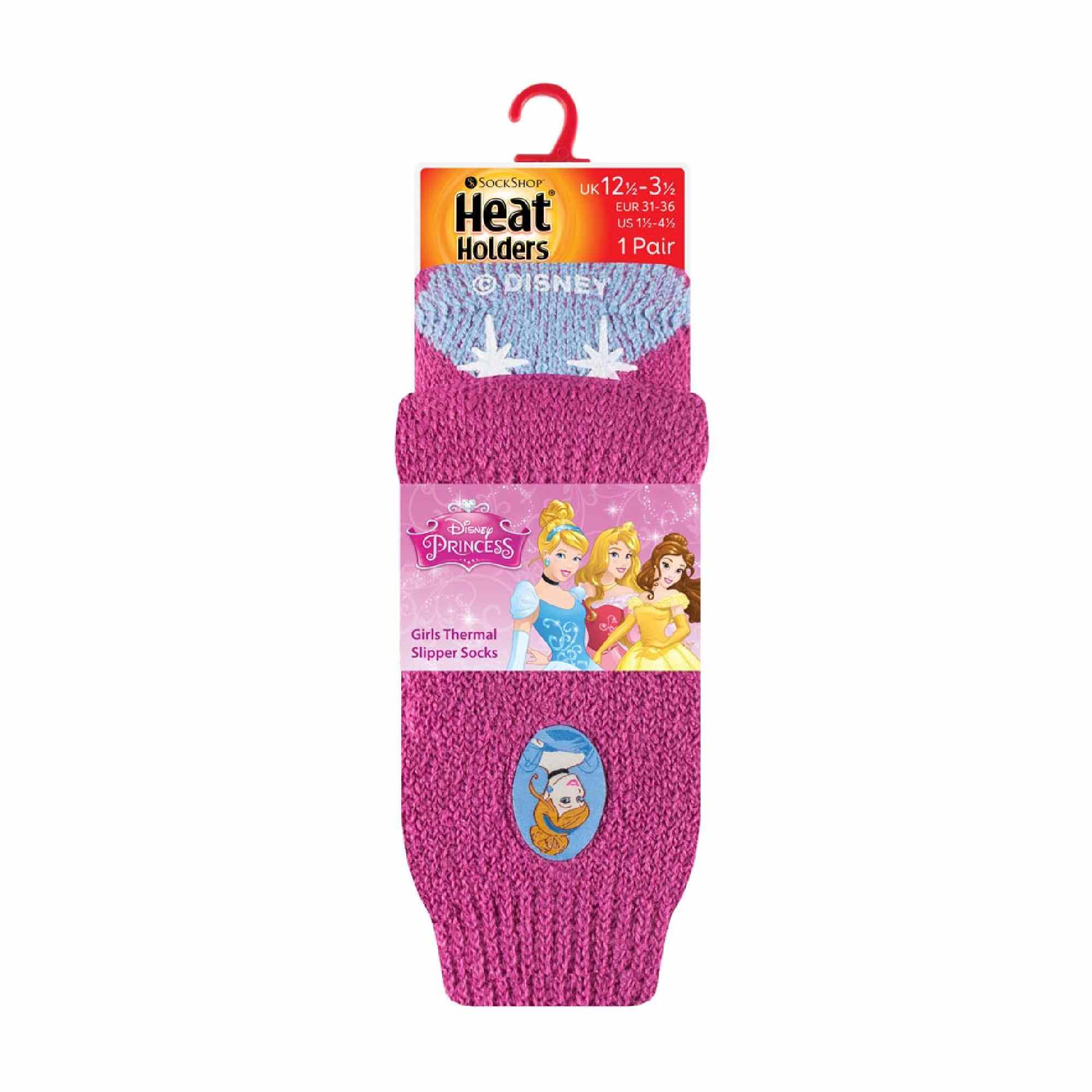 Childrens Character Themed Non Slip 2.3 Tog Thermal Slipper Socks ...