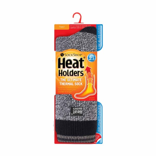 Heat Holders ORIGINAL LORTEN mens thermal socks black-red