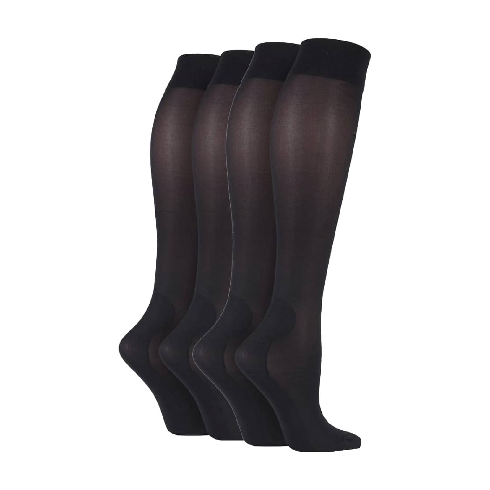 2 Pack Ladies 40 Denier Compression Knee High Energising Socks - Sock Snob