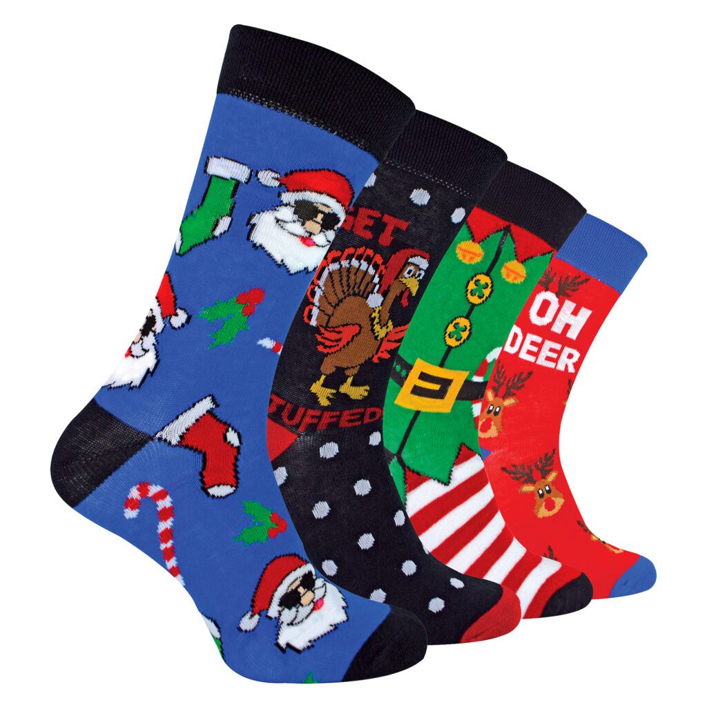 Mens Christmas Dress Socks Novelty T By Sock Snob Uk