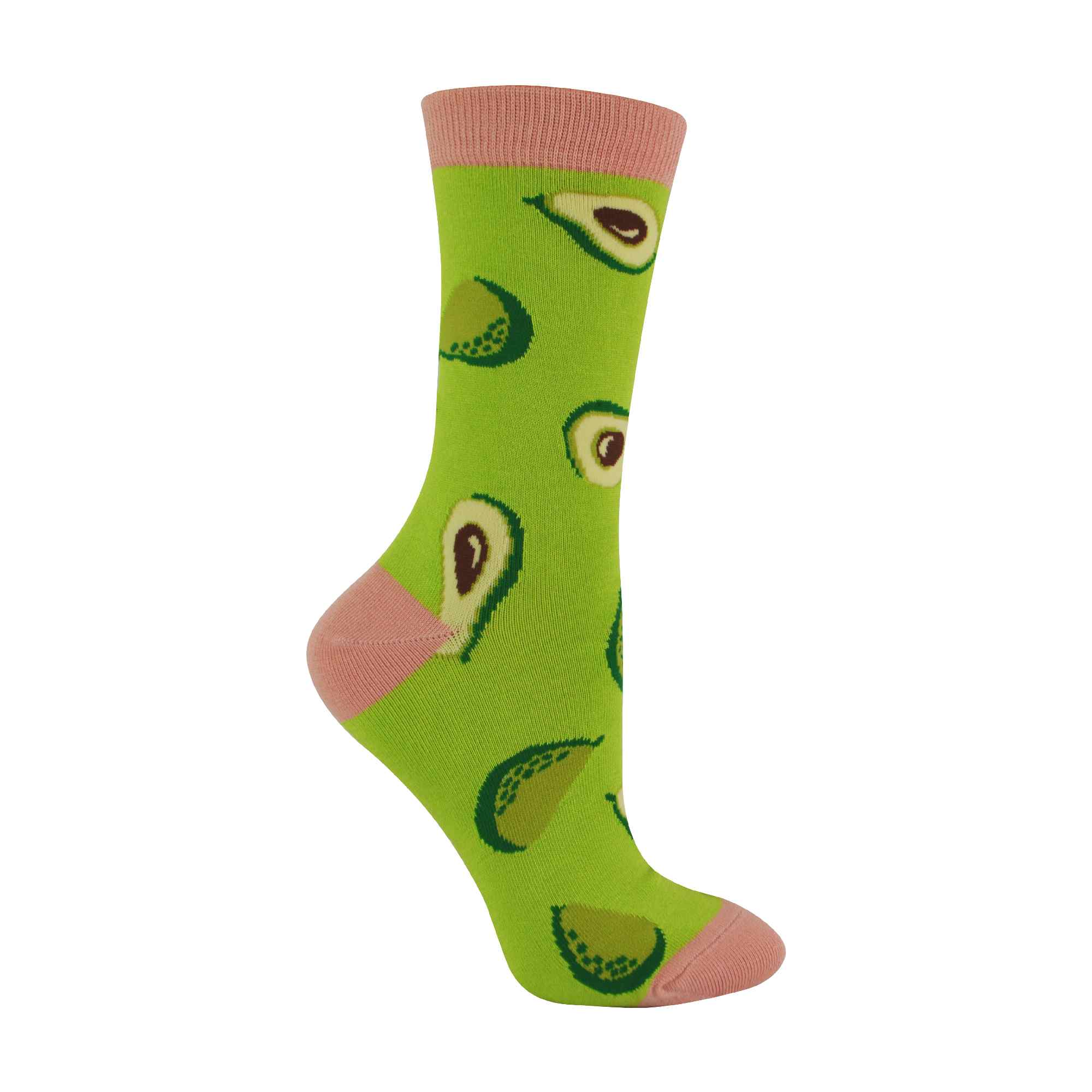 Ladies Avocado Socks by Miss Sparrow | Bamboo Novelty Socks
