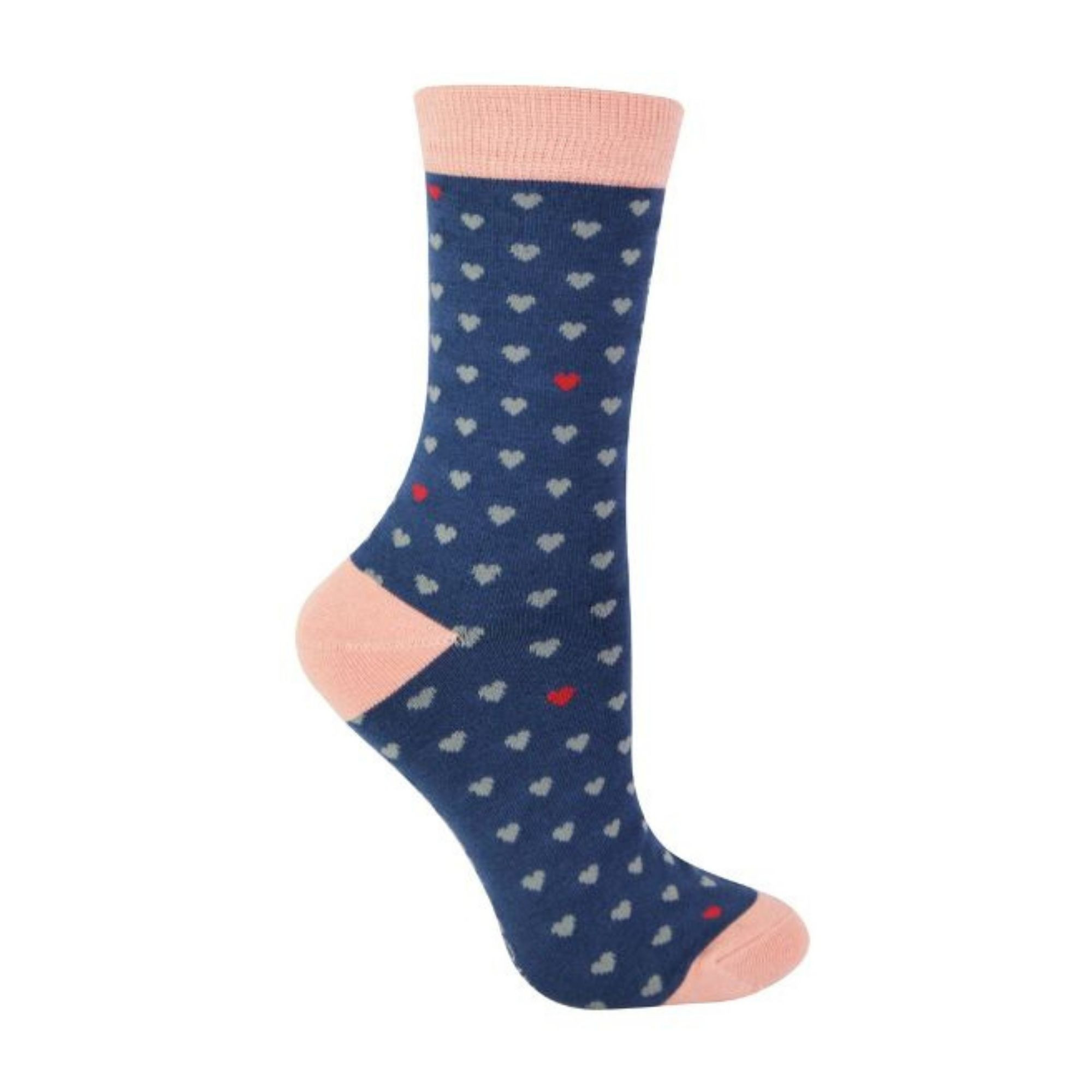 Ladies Socks with Hearts on Them | Valentines Day Gift for Girlfriend