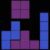 Tetris Blue / Purple