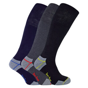 Sock Snob 3 Pairs Mens Ladies Colourful Novelty Stripe Cotton Rich