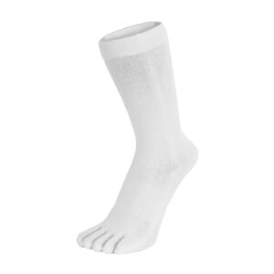 TOETOE Green Essential Midcalf Striped Toe Socks