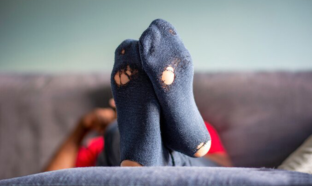 How To Prevent Socks From Getting Holes In Them.